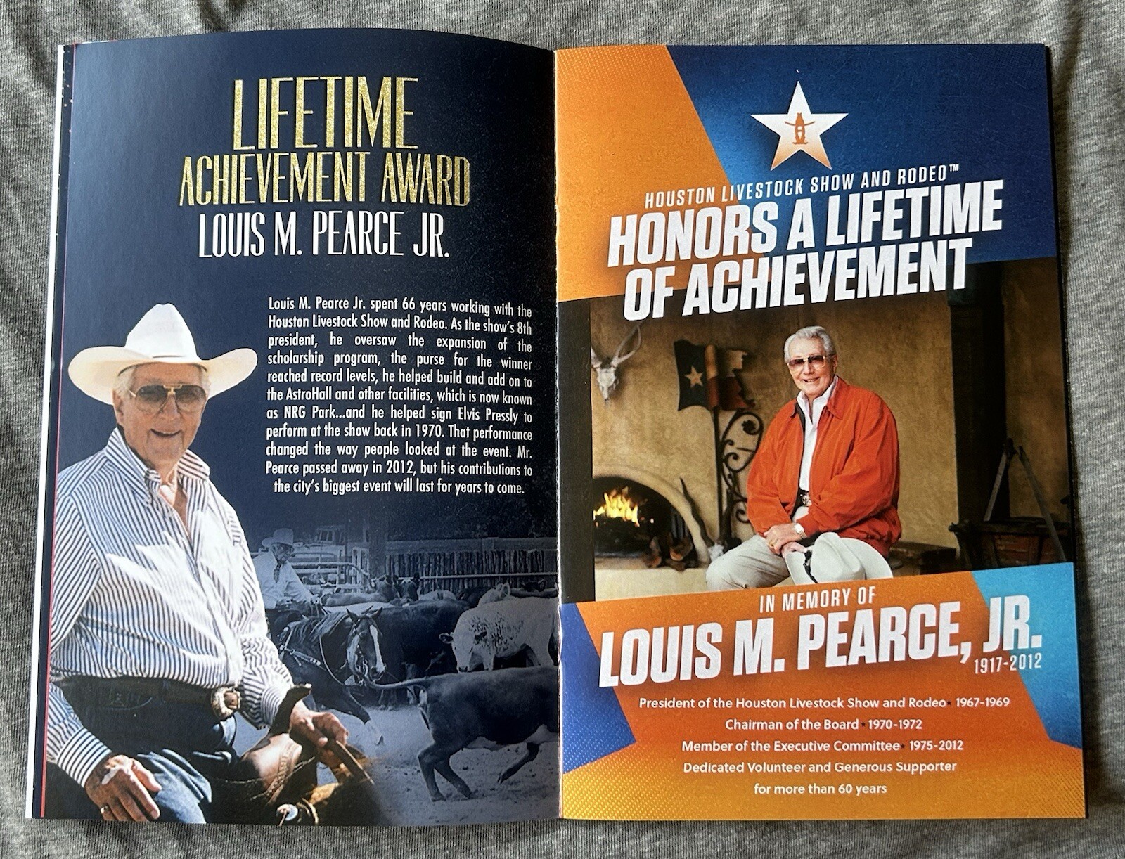 Houston Sports Awards 1/30/2024 Program.