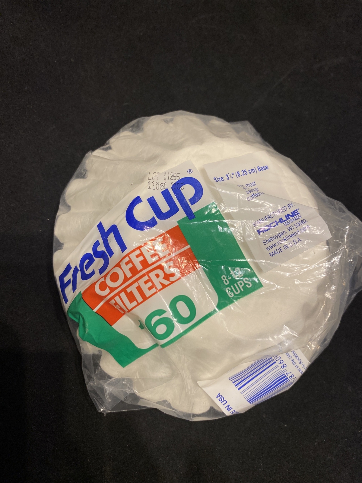 FRESH CUP PAPER COFFEE FILTERS DISPOSABLE LOT 160 BIG 4 8 12 CUP ROUND BASKET !!