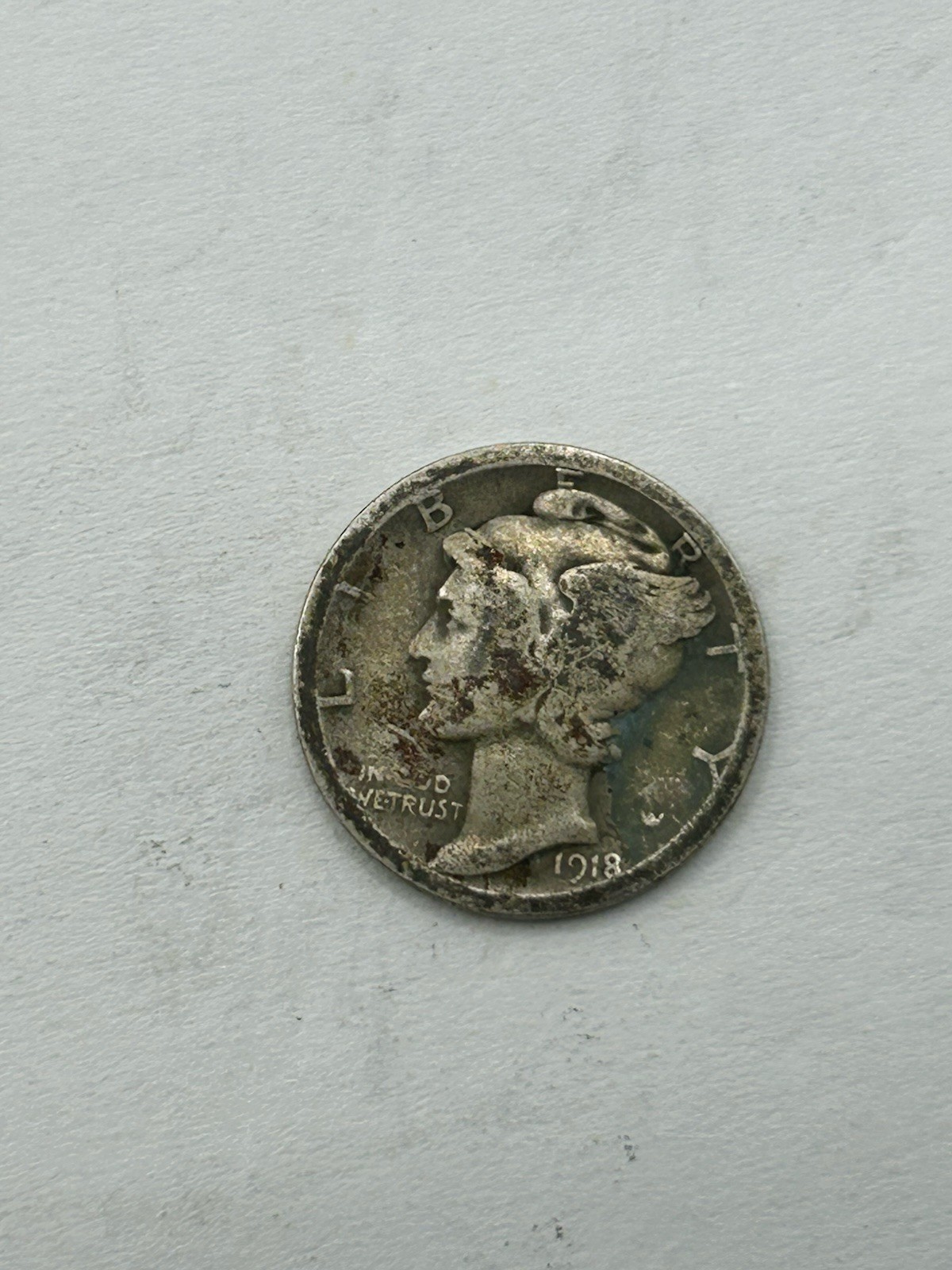 1918D Mercury Dime G
