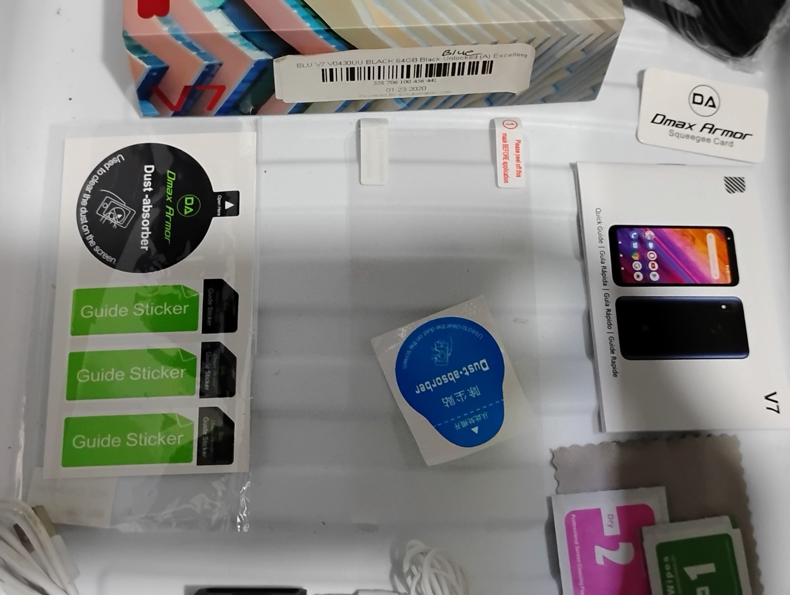 OEM 5.7" Startup Accessories Kit + Box for BLU Smartphone Model V7
