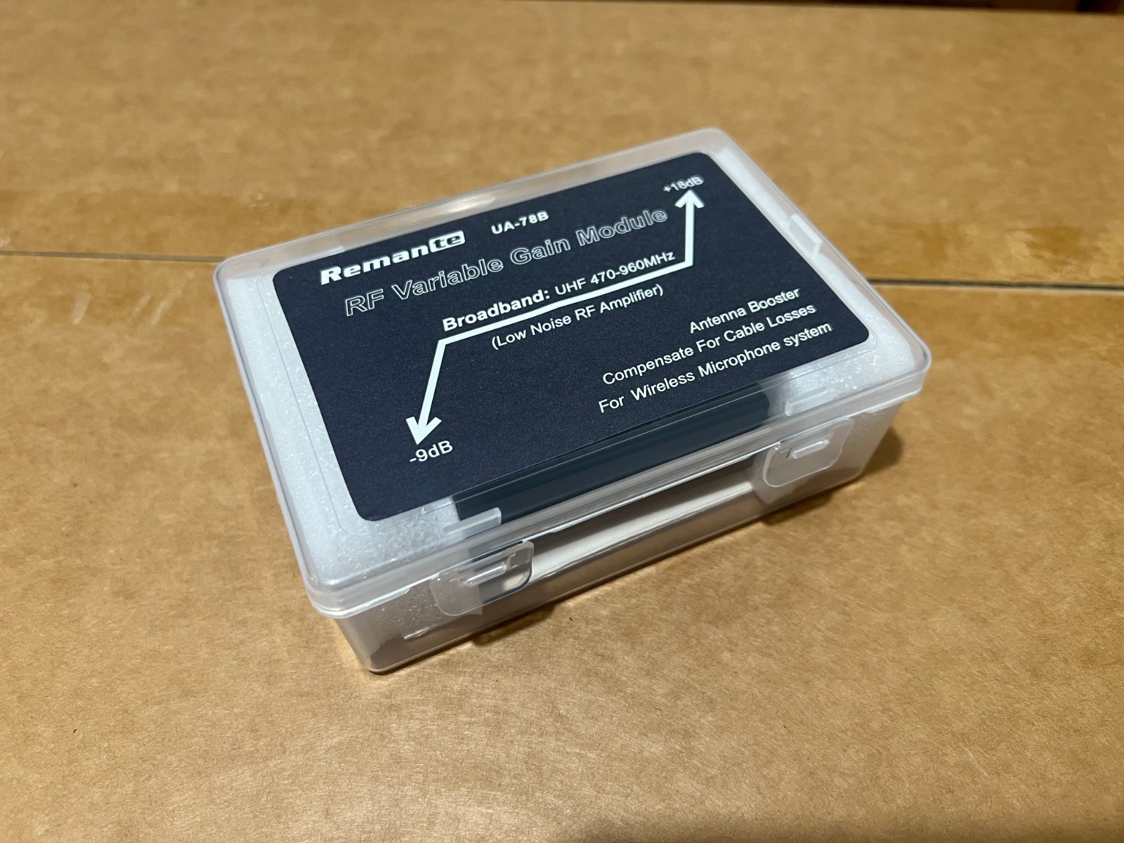 Antenna Booster / RF Variable Gain Module For Wireless Microphone system