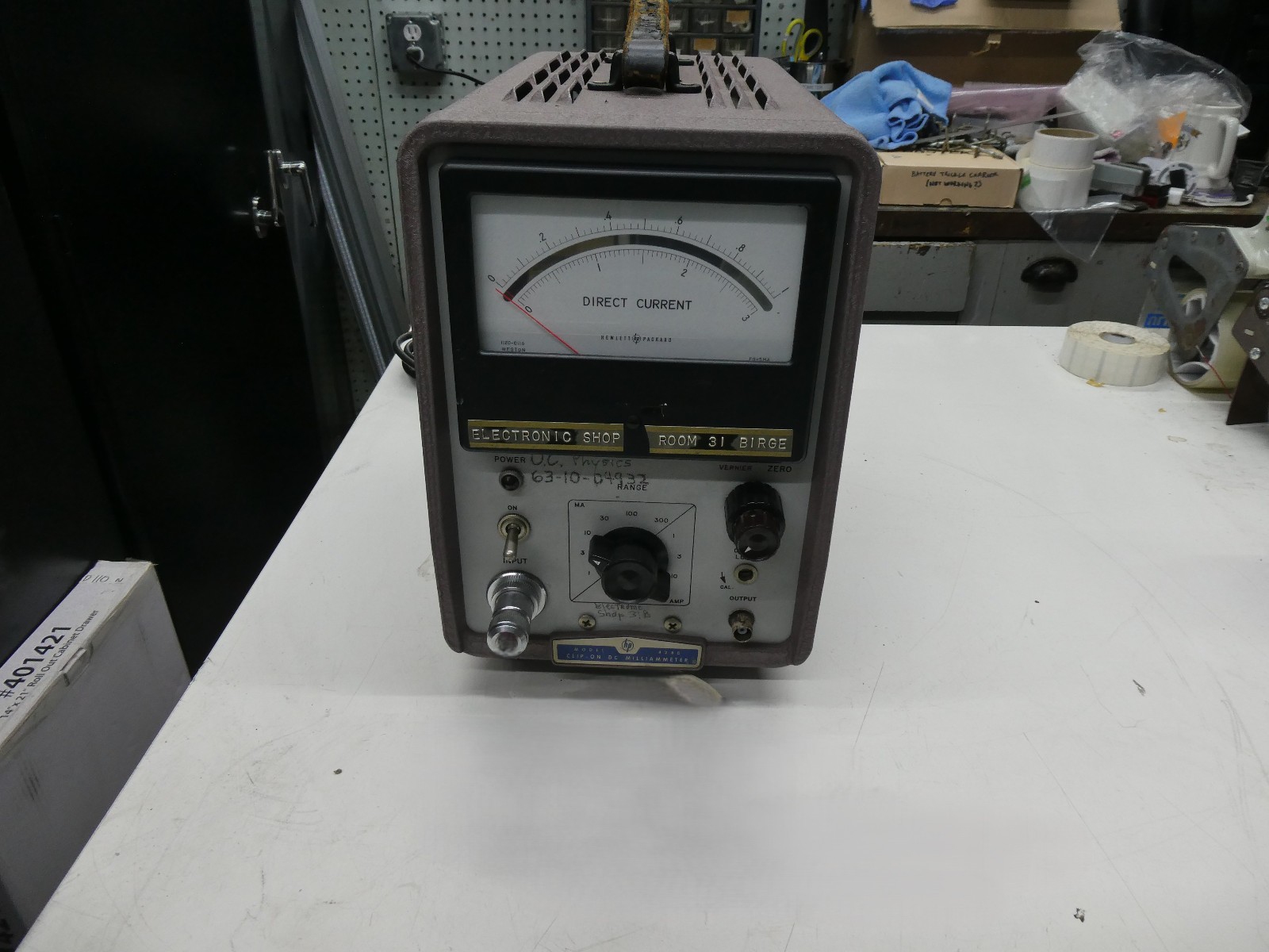 🍀 PARTS ONLY! Hewlett Packard 428B DC Clip On Milliammeter NO 0428-62101 Probe