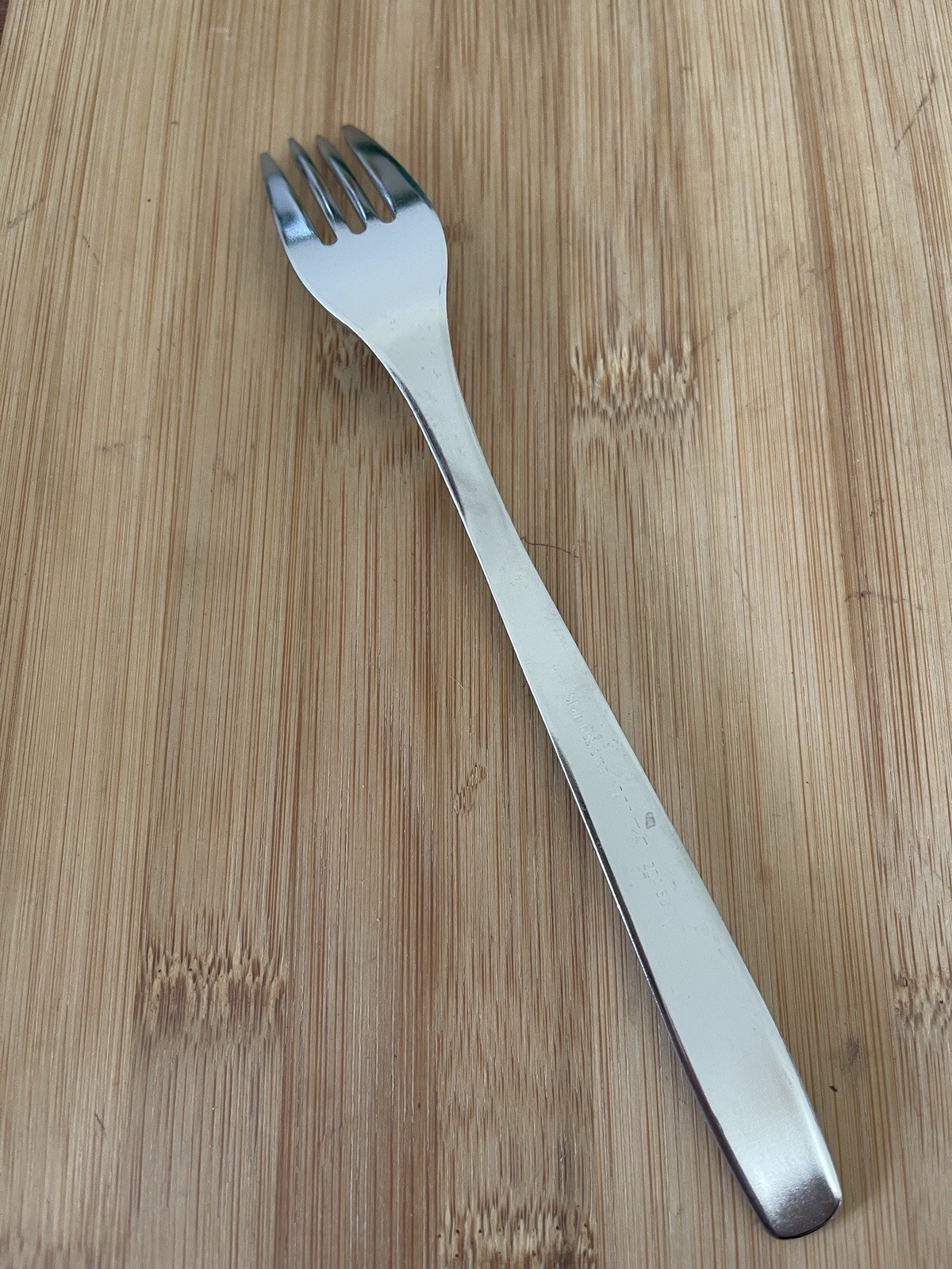 IKEA Stainless MOPSIG Glossy Plain Rounded Tip DINNER FORK 7.25"