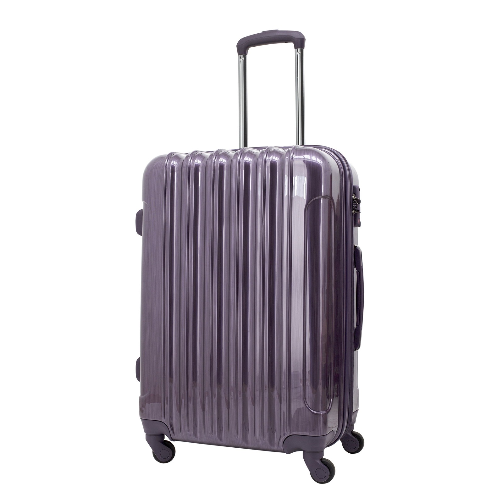 Briarleigh 24" Check-in Rolling Hard Side Upright Luggage Purple