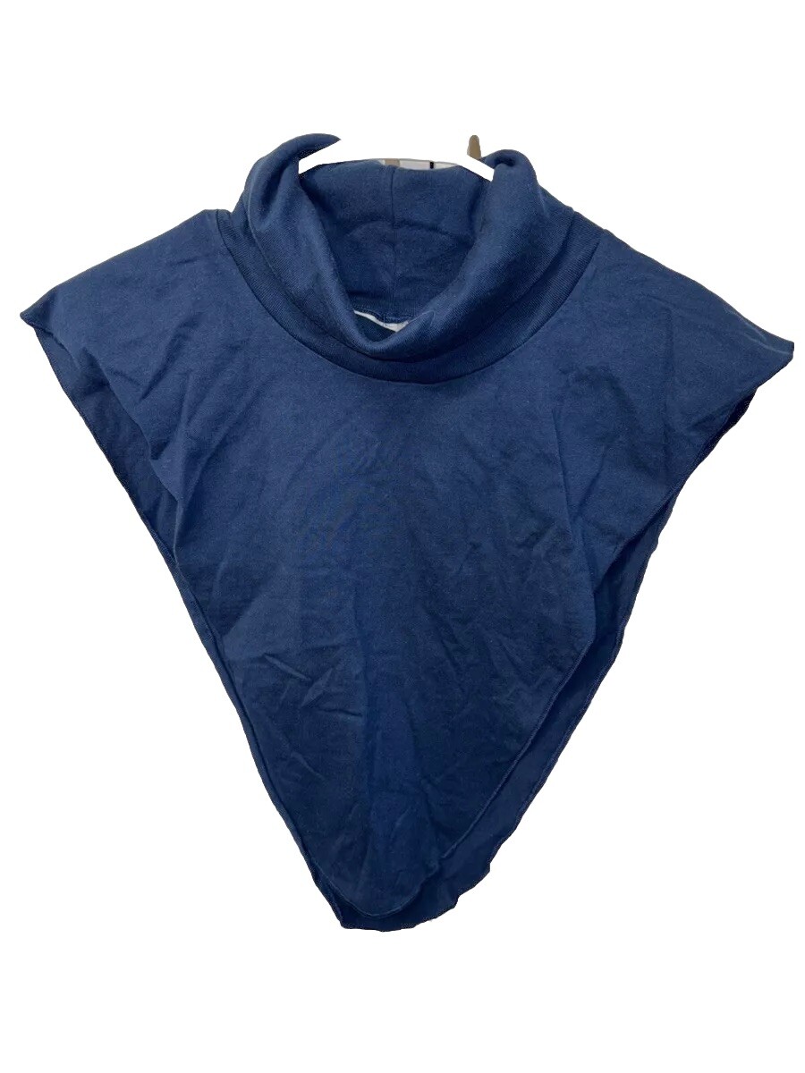 Fitting Image Mock Neck Dickies Neck Warmer One Size Fits Most Cotton Blue NEW