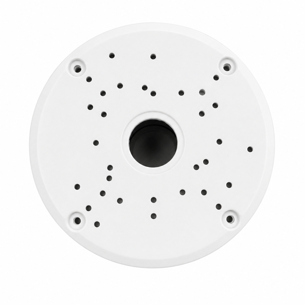 Universal CCTV Plastic Junction Box Mounting Base for Security Camera, White