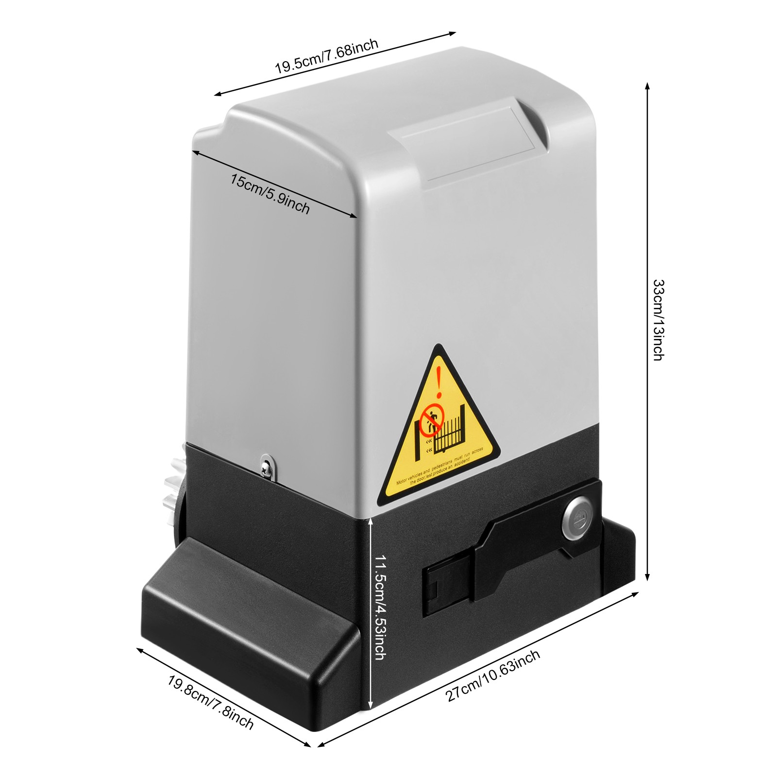 4400lb Electric Sliding WiFi Gate Opener Operator Kit Automatic Remote Control