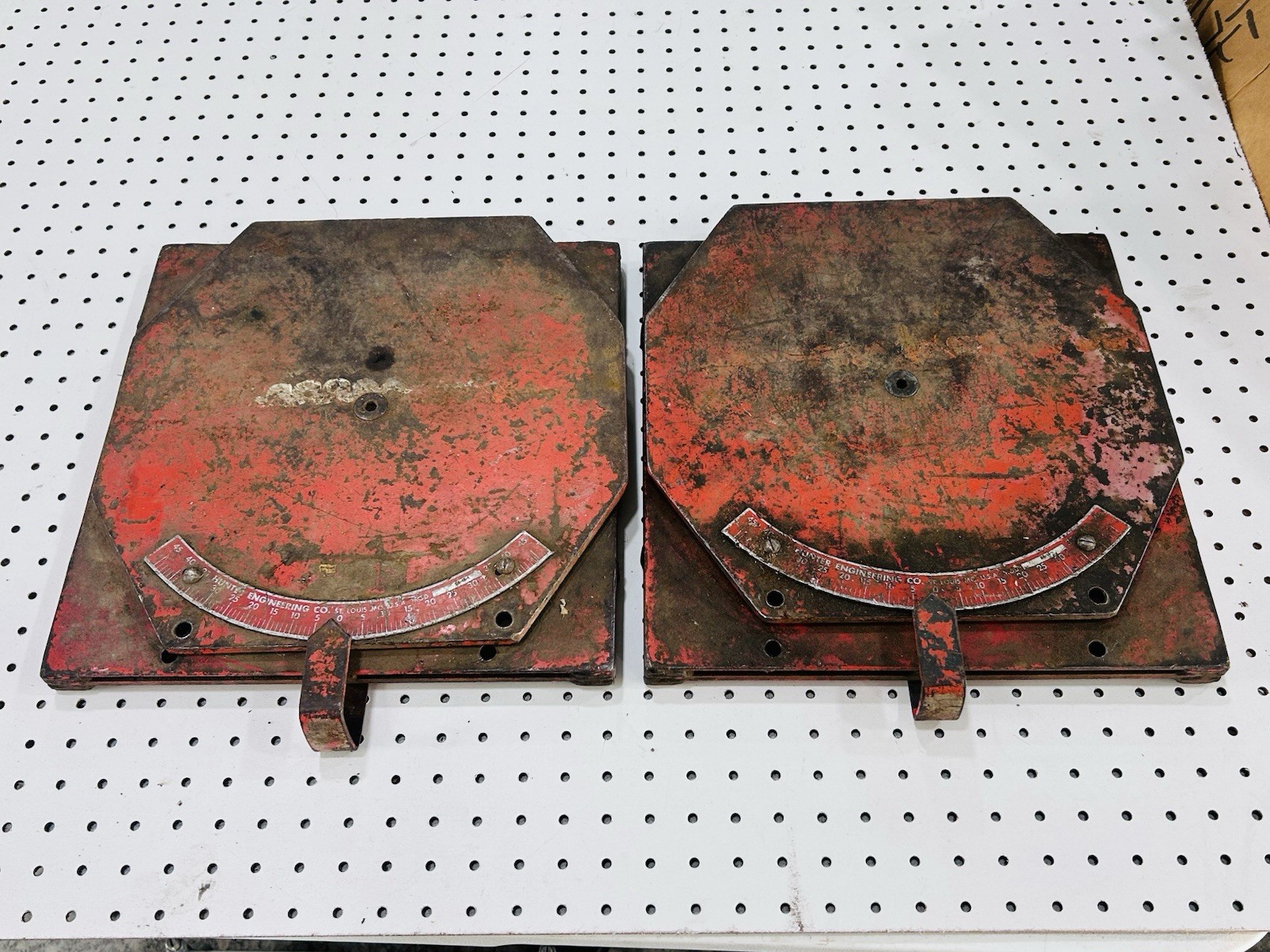 Set of Steel Setup Turn Plates Dirt Late Model IMCA Race Car Free Ship