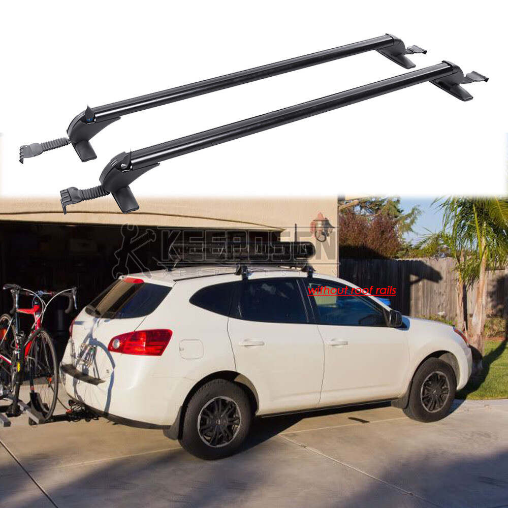 Car Top Roof Rack Cross Bar Cargo Luggage Kayak Carrier w/ Lock for Nissan Rogue