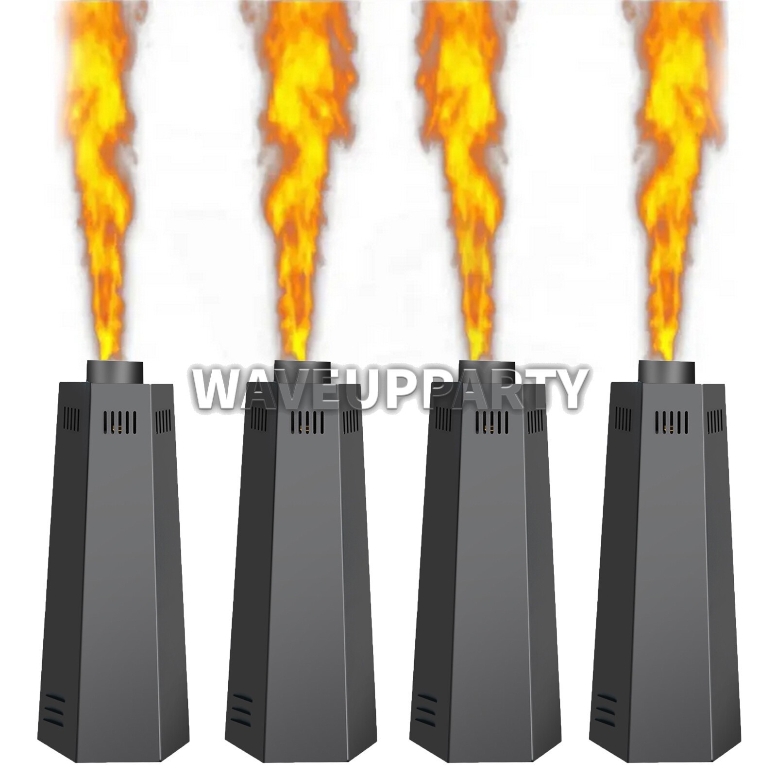 1/2/4PCS 200W Fire Thrower Machine DMX Stage Effect Flame Sprayer Projector Show