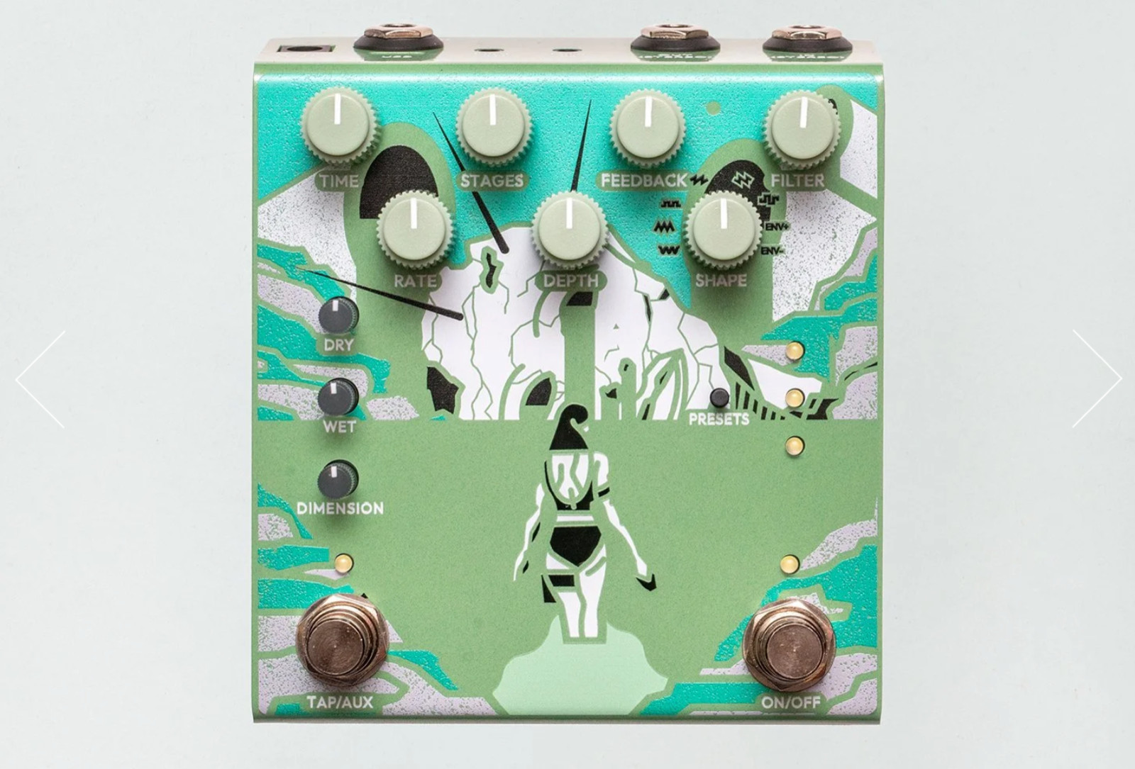 Old Blood Noise Endeavors Bathing Liminal Delay Pedal -Algae – New