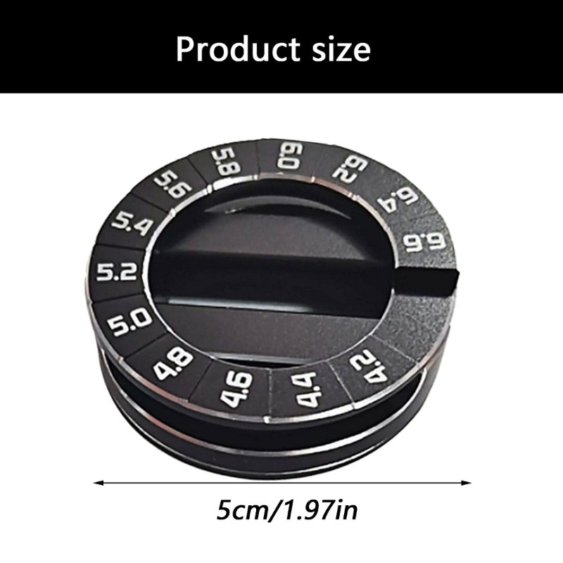 Car Adjustable Ride Height Tool 4.0 6.6mm Aluminum Meter for 1/10 Scale Models