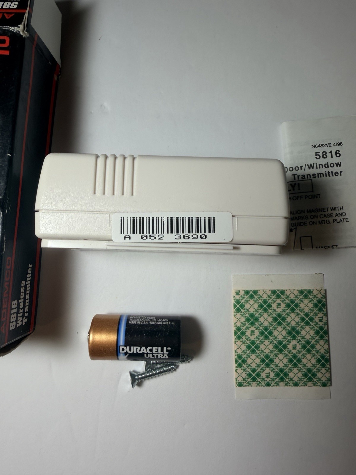 Ademco 5816 Wireless Door/Window Transmitter Security Sensor
