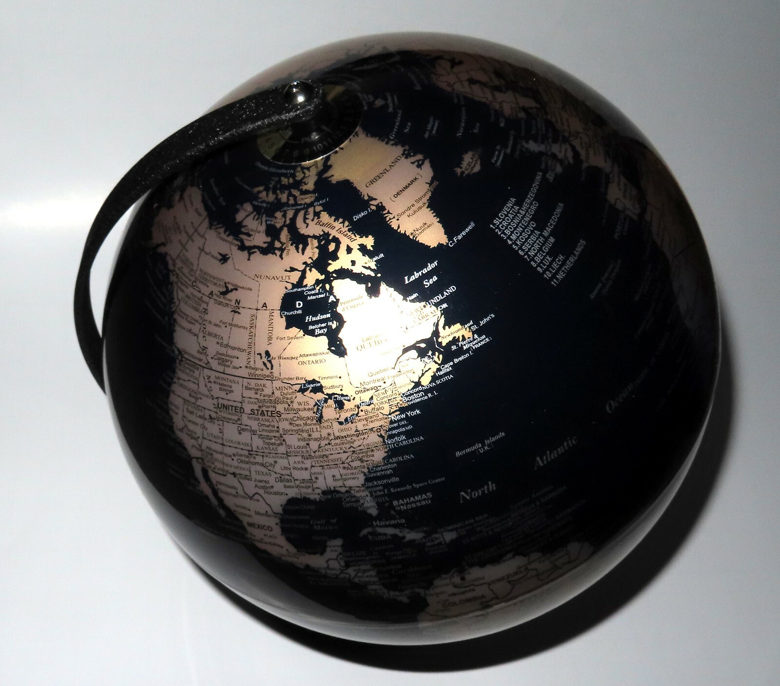 Illuminated World Globe