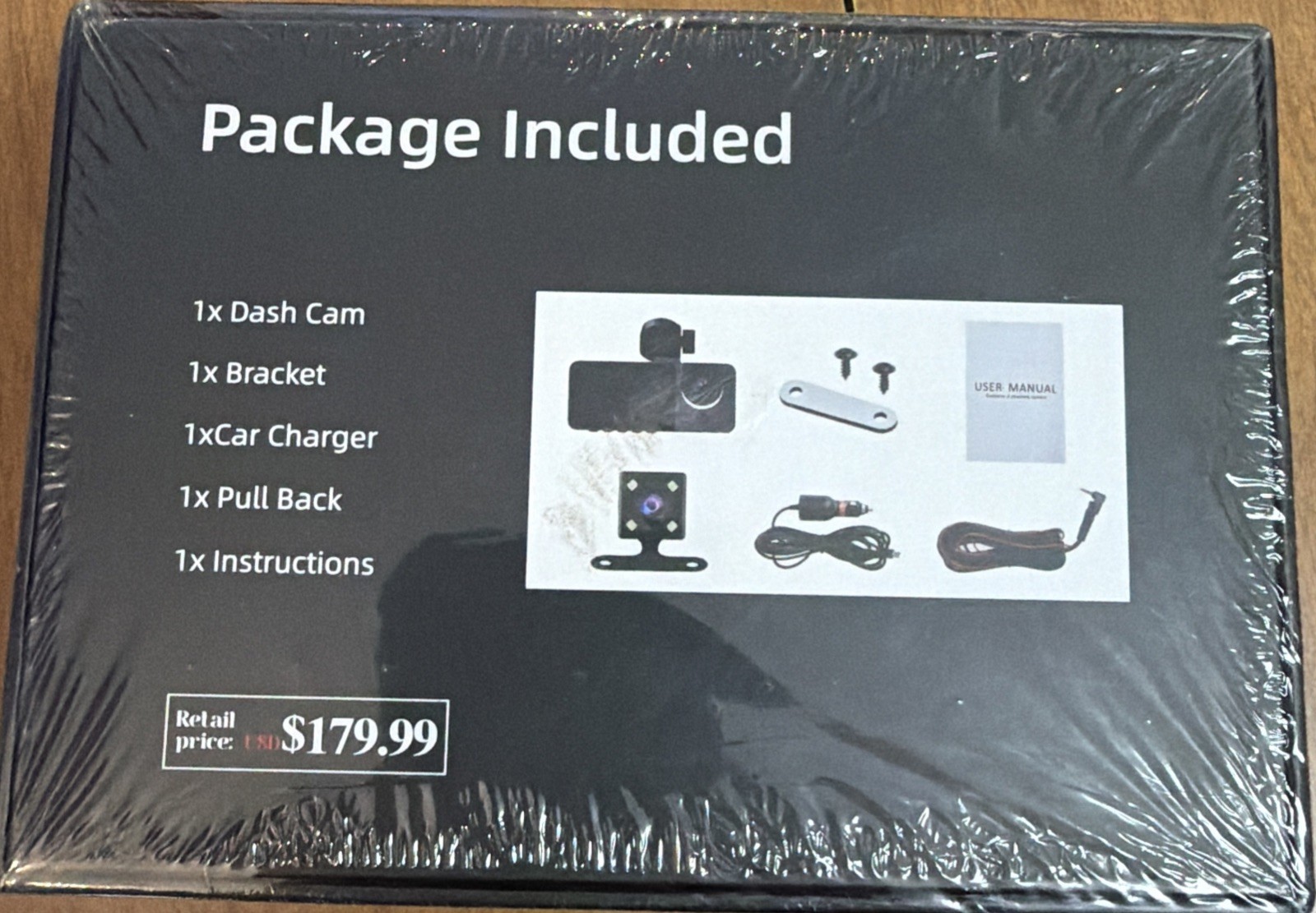 XABC Y15 3 Channel Dash Cam New Sealed Box