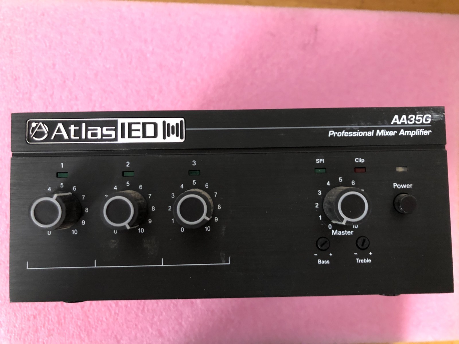 ATLAS Sound AA35G 3-Input 35W Mixer Amplifier
