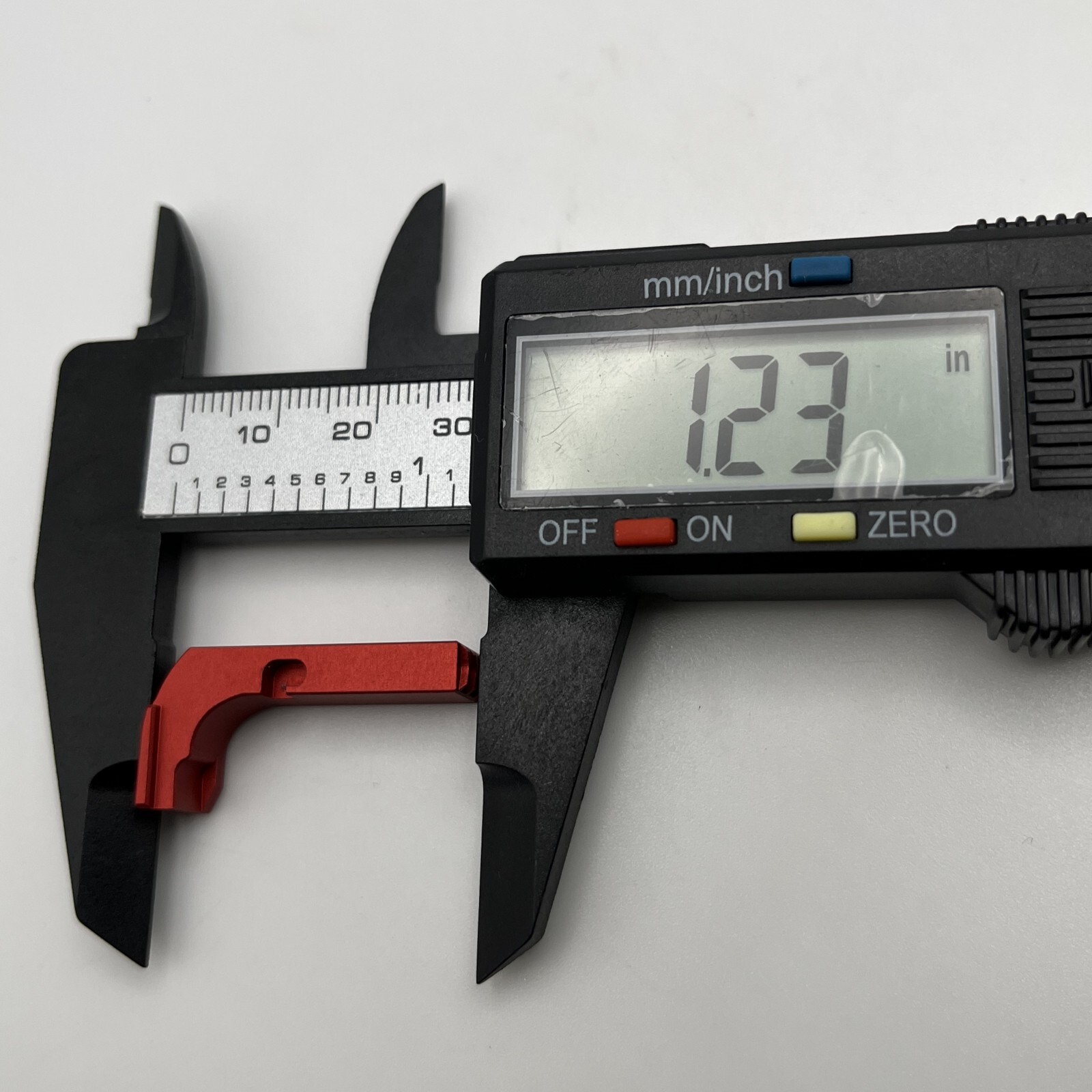 Extended Mag Release for GIock GEN 3 ,17-39 Aluminum Red