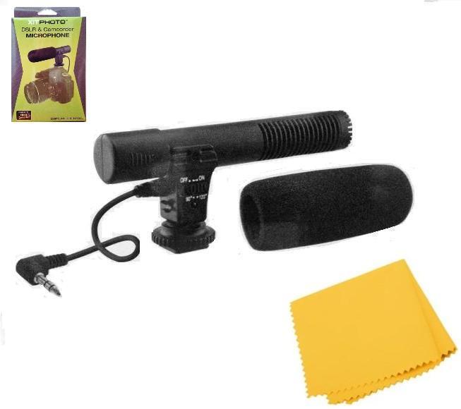 Mini Condenser Microphone For Sony FDR-AX100 FDR-AX53 AX33 HDR-CX900 PJ810 PJ790