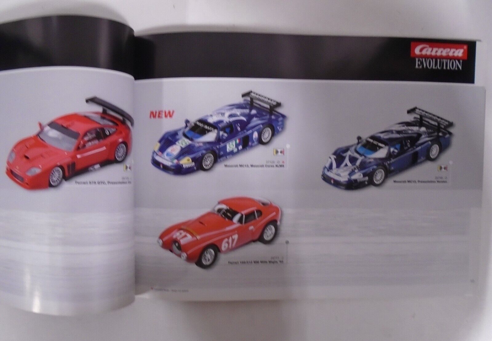 Carrera Vehicle Catalog 2006 INCLUDES STICKER PAGE W/CAPTAIN, LEXANUS, & MORE