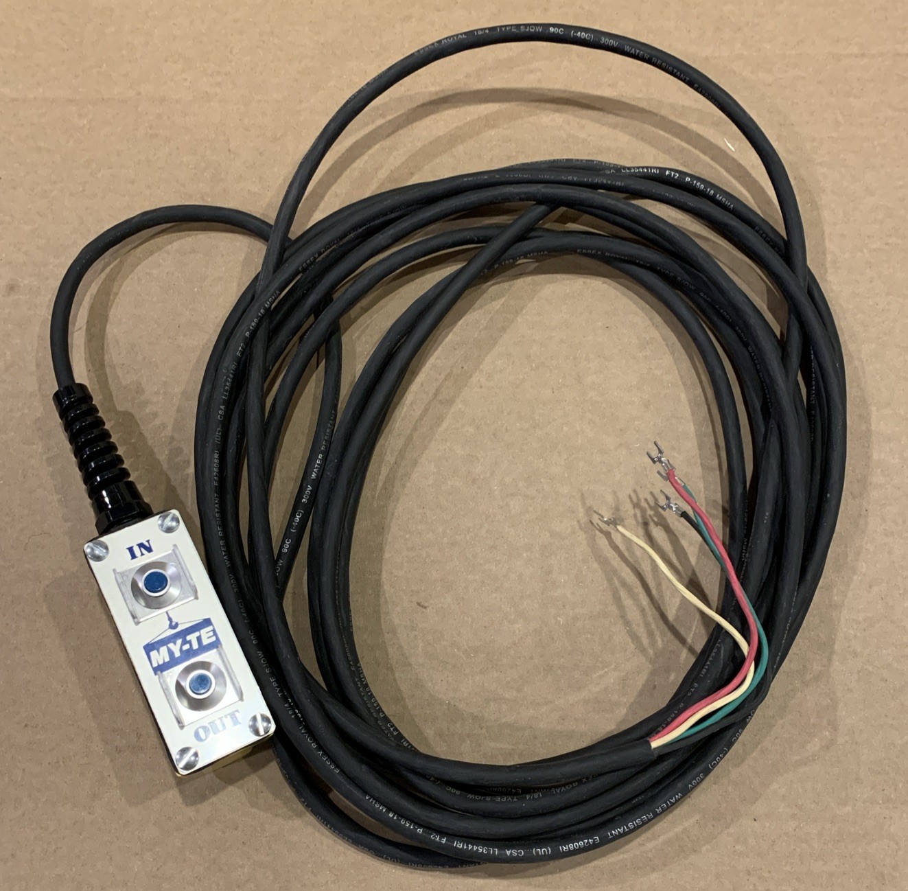 MY-TE Wired 2-Button Remote Controller with 4-Wire, 30 Foot Cord
