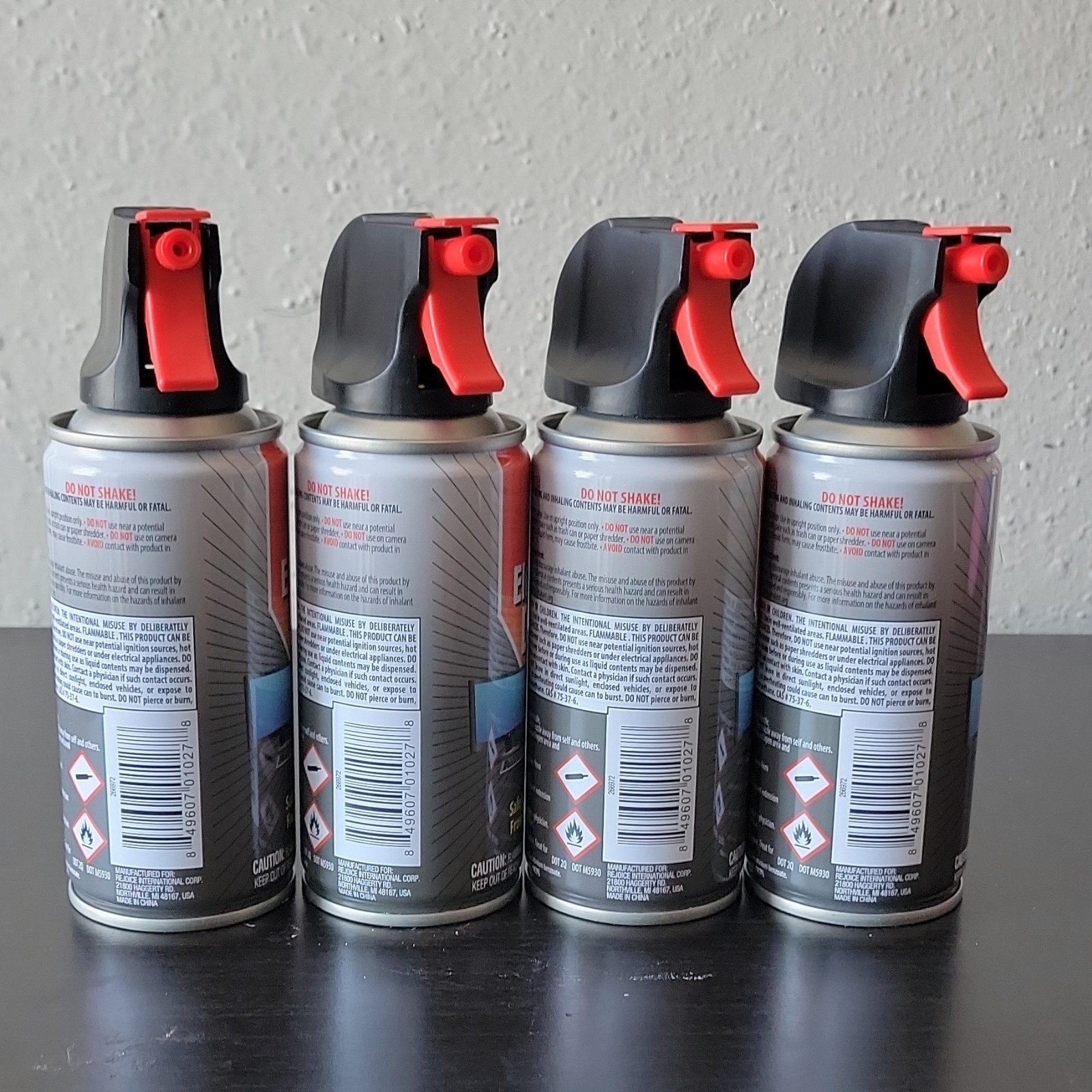 New HOMEBRIGHT Compressed Gas Electronics Air Duster 2oz ( 4-Pack)