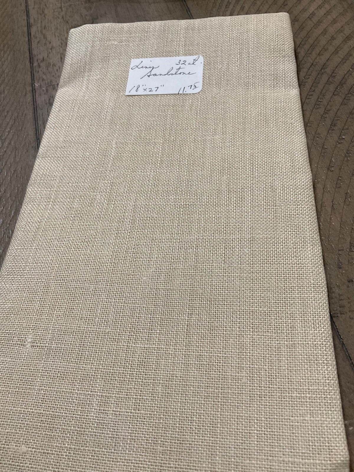 Wichelt Linen 32 Ct Linen in Sandstone 18"x 27"
