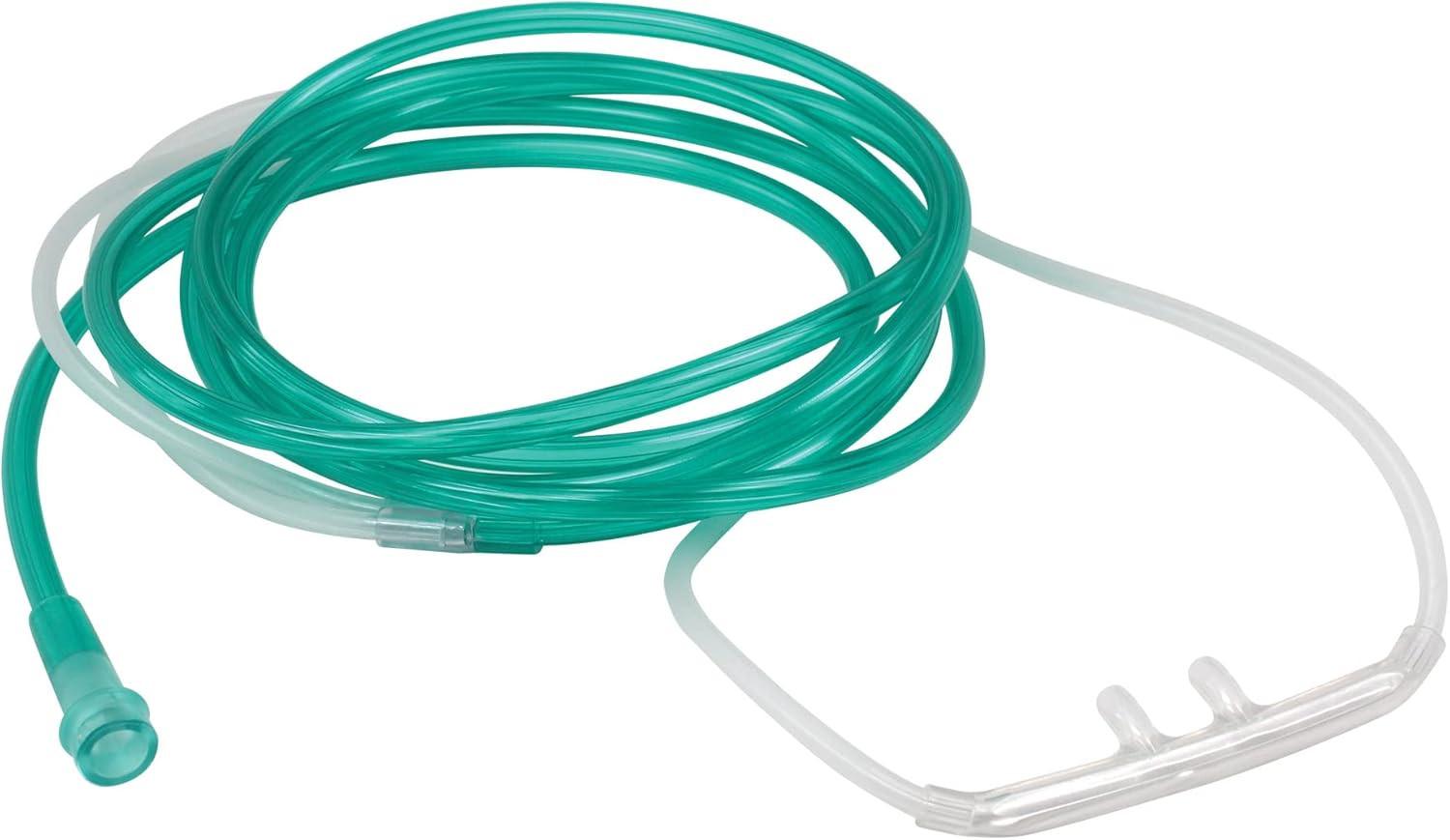 5pk 7Ft Soft Adult High Flow Oxygen Nasal Cannula w/Kink-Free Supply Tubing (RES