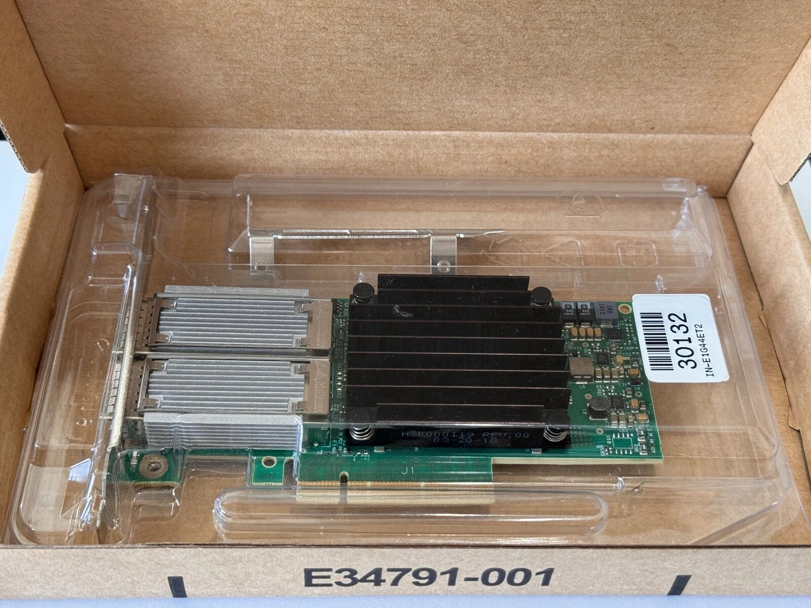 MCX414A-BCAT MELLANOX ConnectX-4 EN Dual Port 40/56Gigabit Ethernet Card CX414A