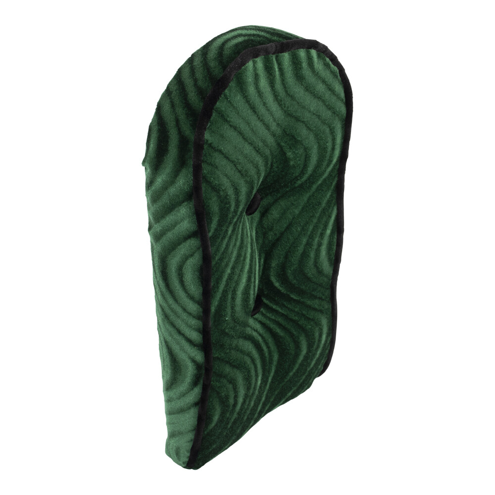 NEW! 12" LONG GENUINE VELOUR OG LOWRIDER SISSY BAR BACK CUSHION IN GREEN