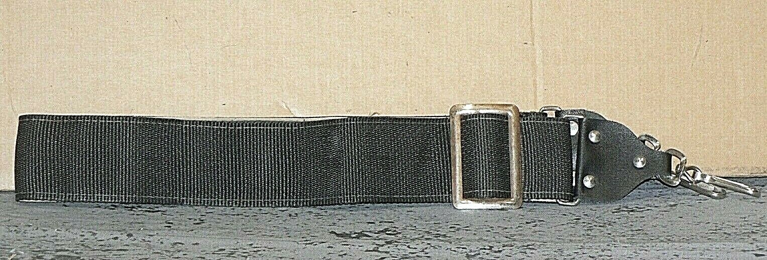 Vintage 1970's Black Nylon Hippie Camera Strap  A4250