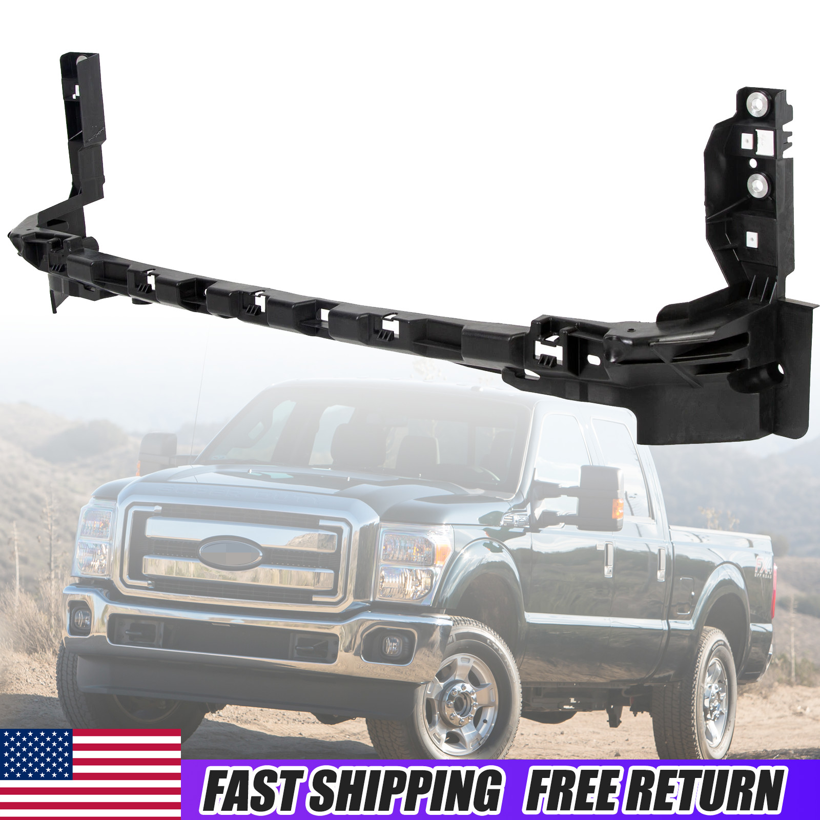 For 2011-2016 Ford Super Duty F250 F350 450 550 Front Lower Grille Reinforcement