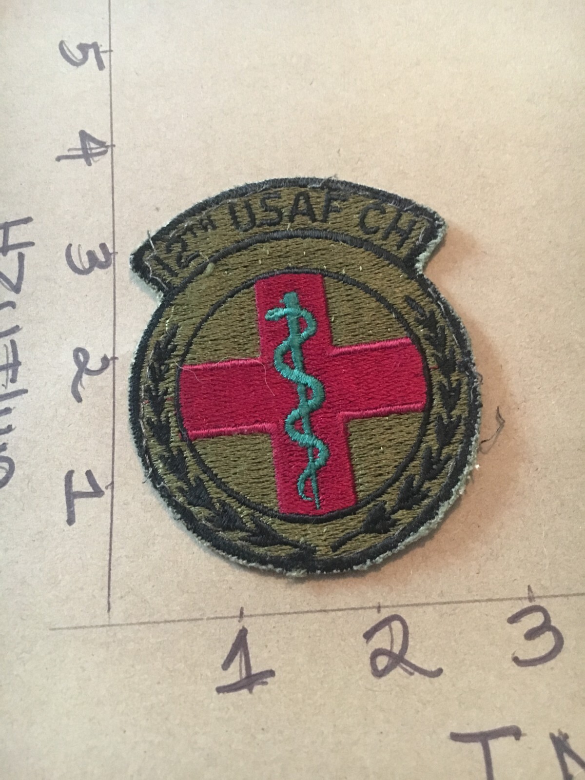 USAF 12th CH Squadron subdued patch 5/3/25