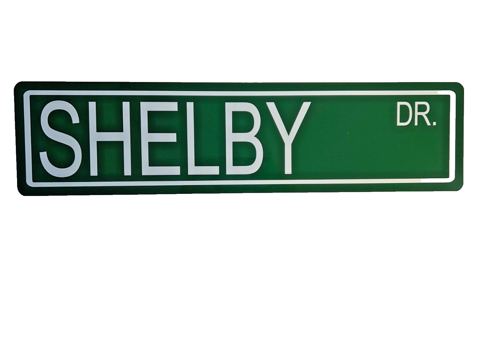SHELBY DR Metal Street Sign For Ford Mustang GT 500 SVT Eleanor Garage Man Cave
