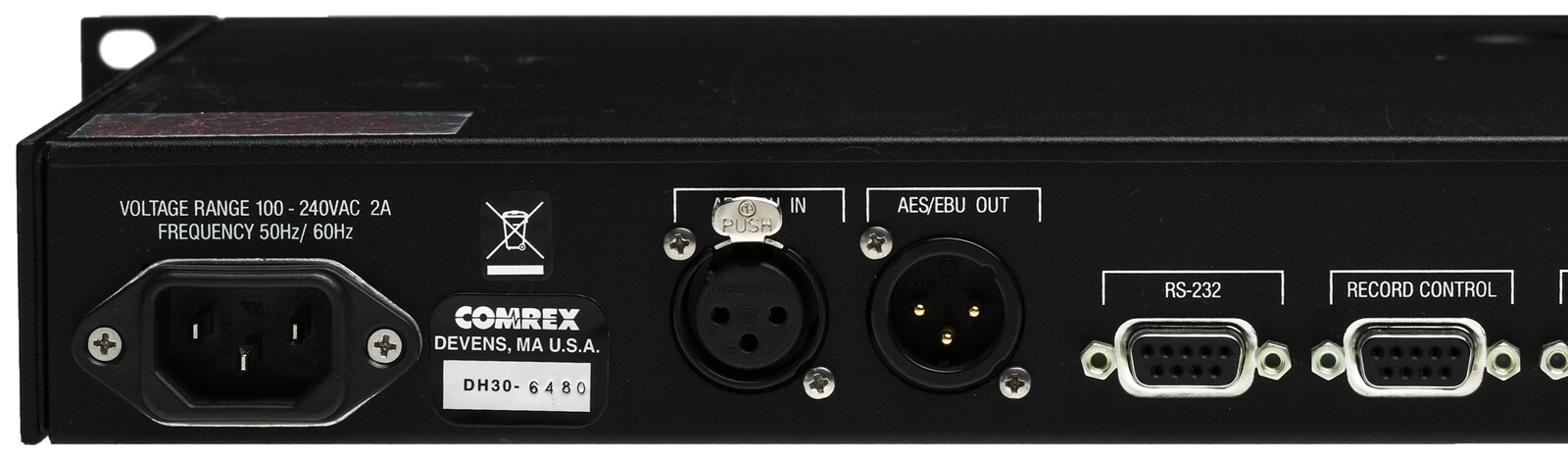 Comrex DH30 AES Digital Audio Broadcast Hybrid Phone Line Interface IFB Gentner