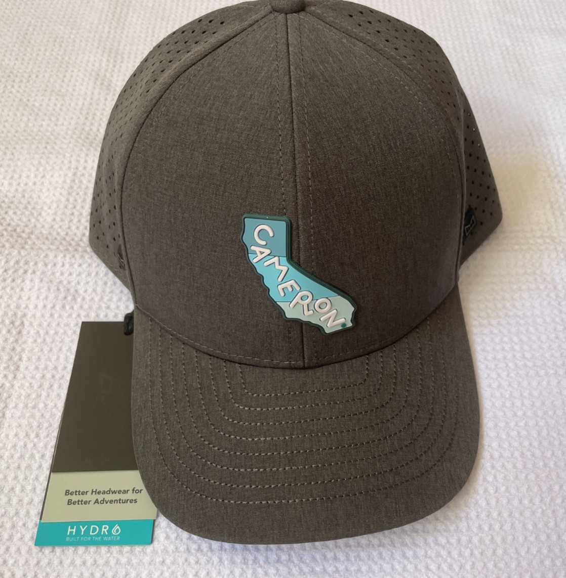 Scotty Cameron Gallery Exclusive Melin Hydro A Game Cali Patch Grey Hat NWT