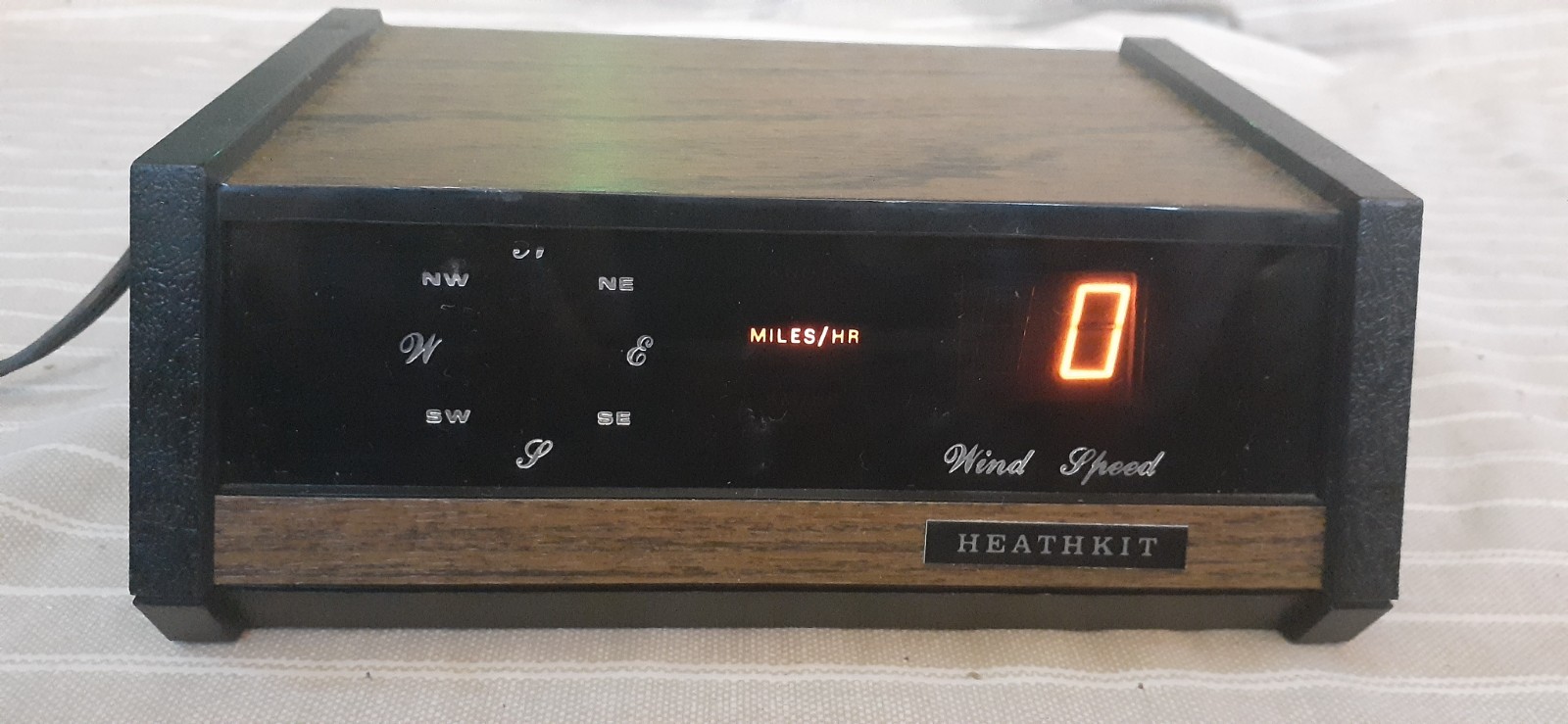 Vintage HeathKit ID-1590 Digital Wind Speed & Direction Indicator, Console Only