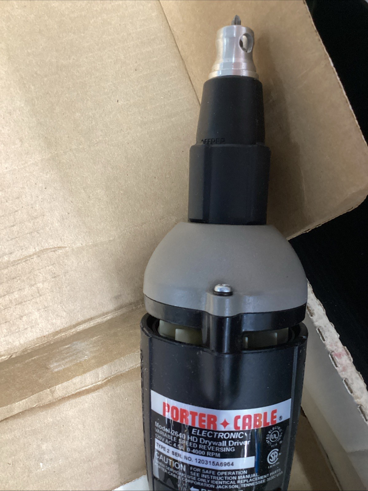 Porter Cable HD 4.5 Amp Drywall Driver Model 2640 NEW