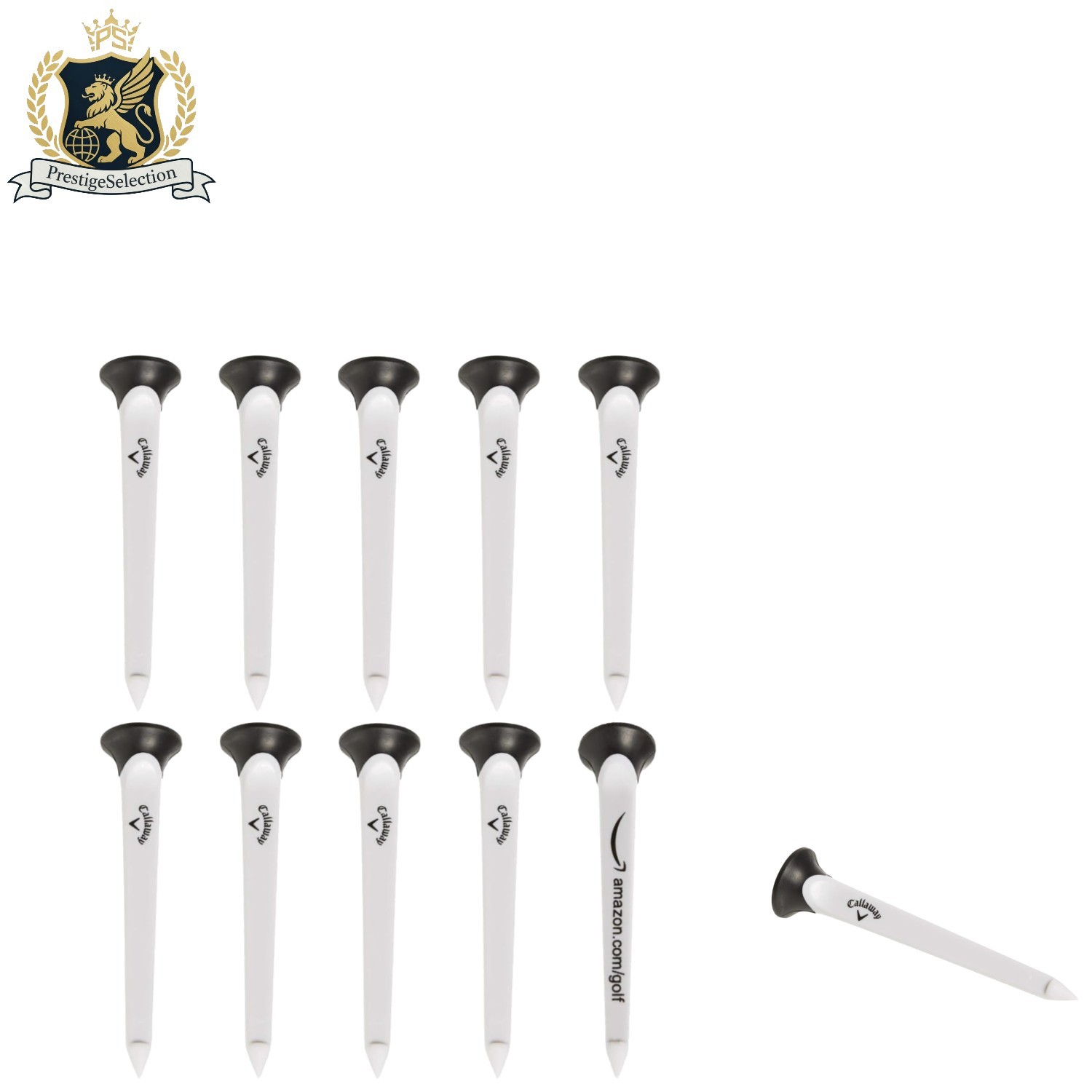 10-Pack Par Tee Golf Tees - Engineered for Maximum Distance & Accuracy
