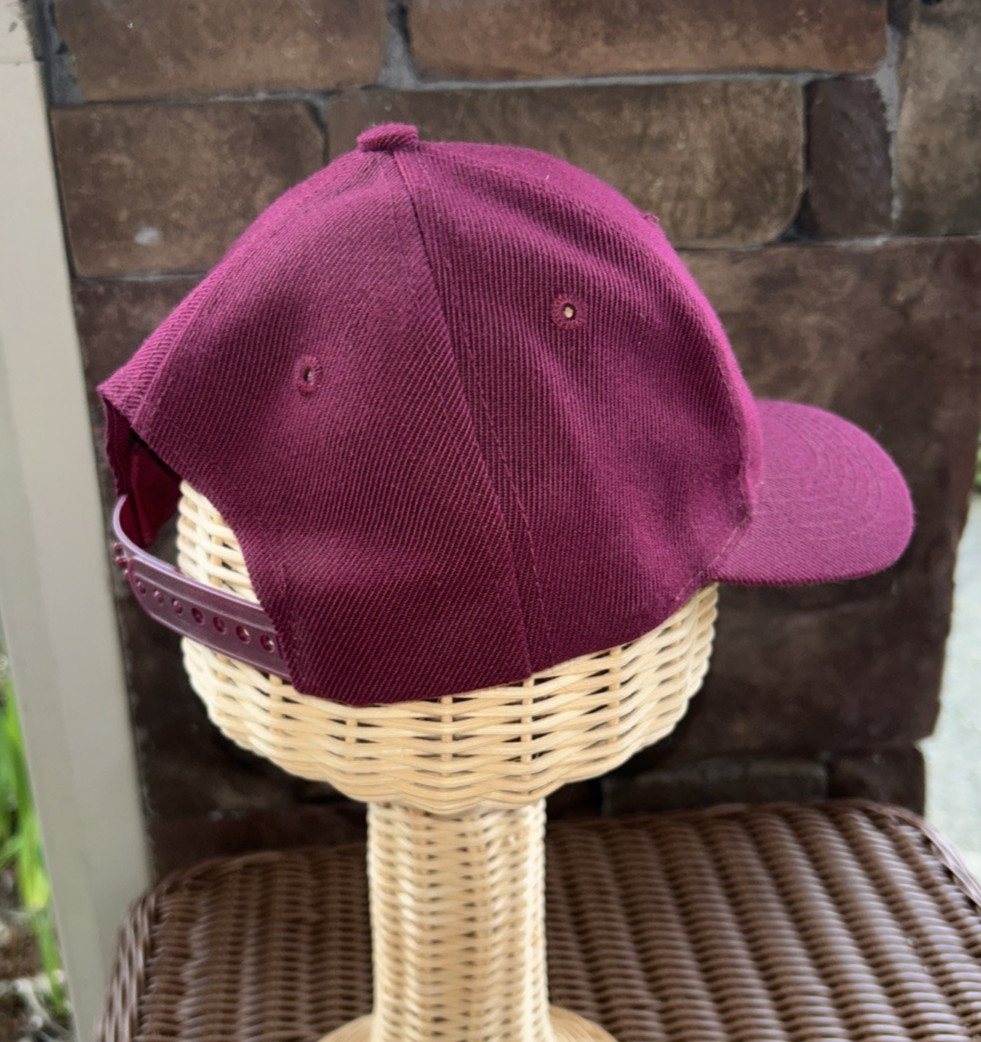 Texas A&M Snapback YOUTH Cap Acrylic Wool Blend Maroon OSFM