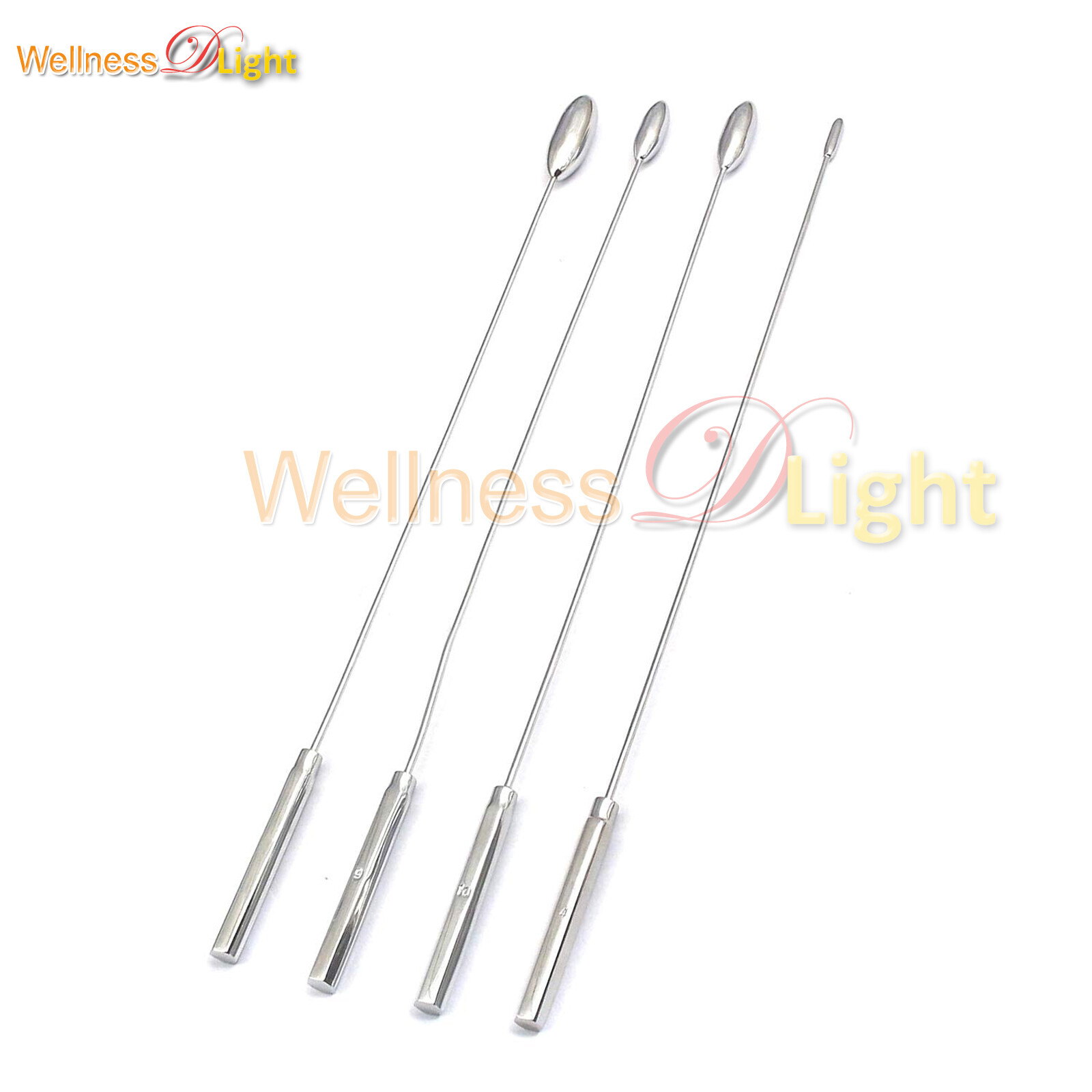Lot Of 4 Pieces Bakes Sound Set, 4MM, 9MM, 10MM, 12MM Stainless Steel