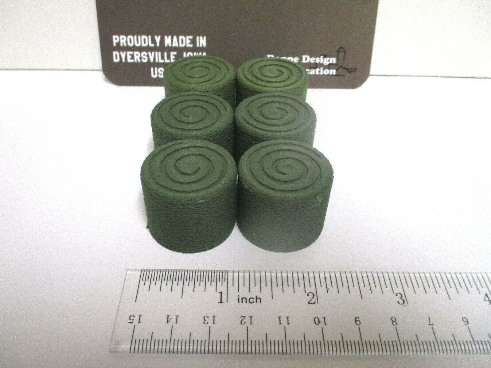 Six Round Bales  By Deppe Design  1/64th Scale