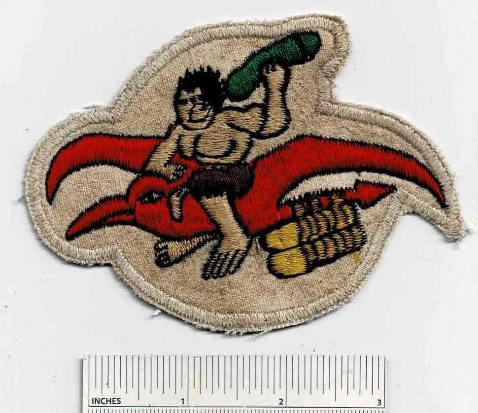 WW2 ALLEY OOP on Pterodactyl 325th Bomb Squadron USAAF US Army Air Force Patch