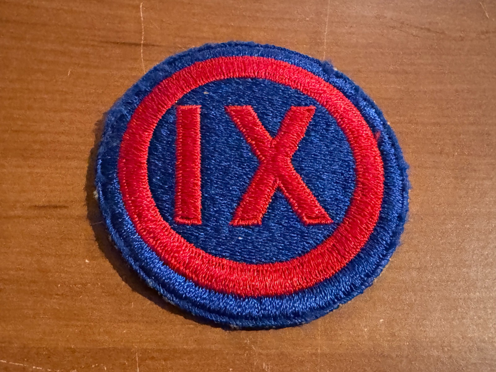 Vintage U.S. Army 9th Corps SSI Patch