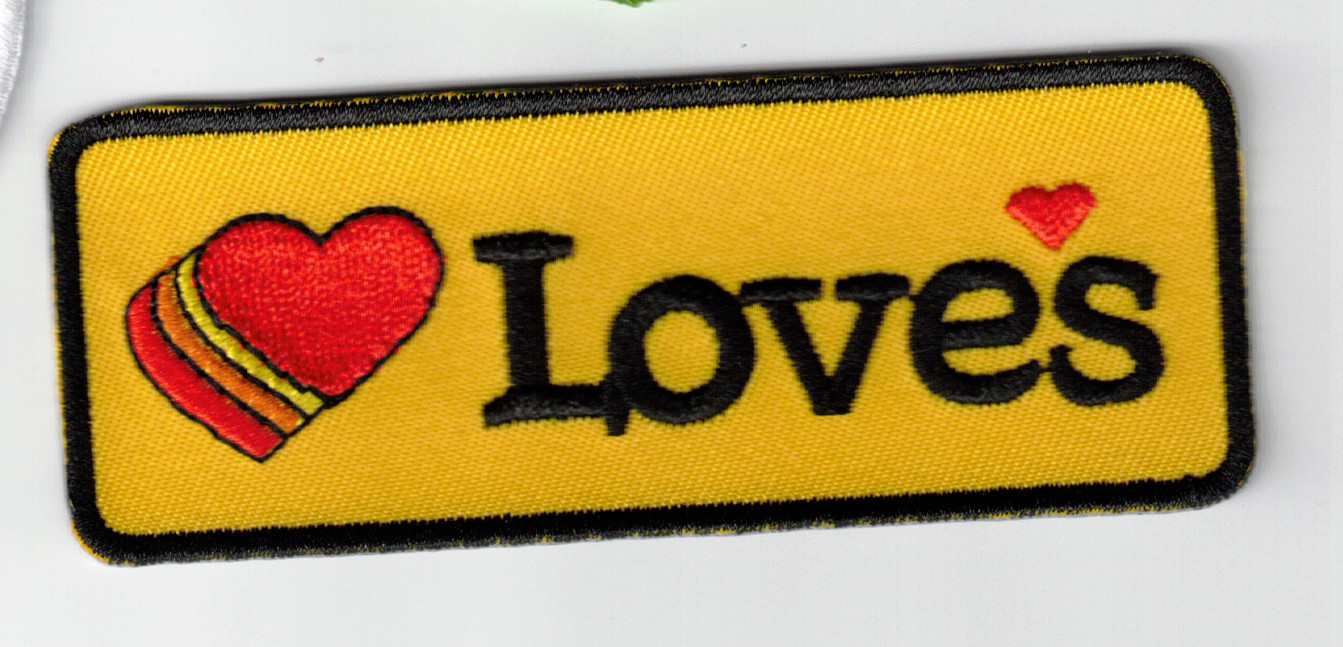 Loves Gas Station Premium 4in Embroidered Iron-on Patch