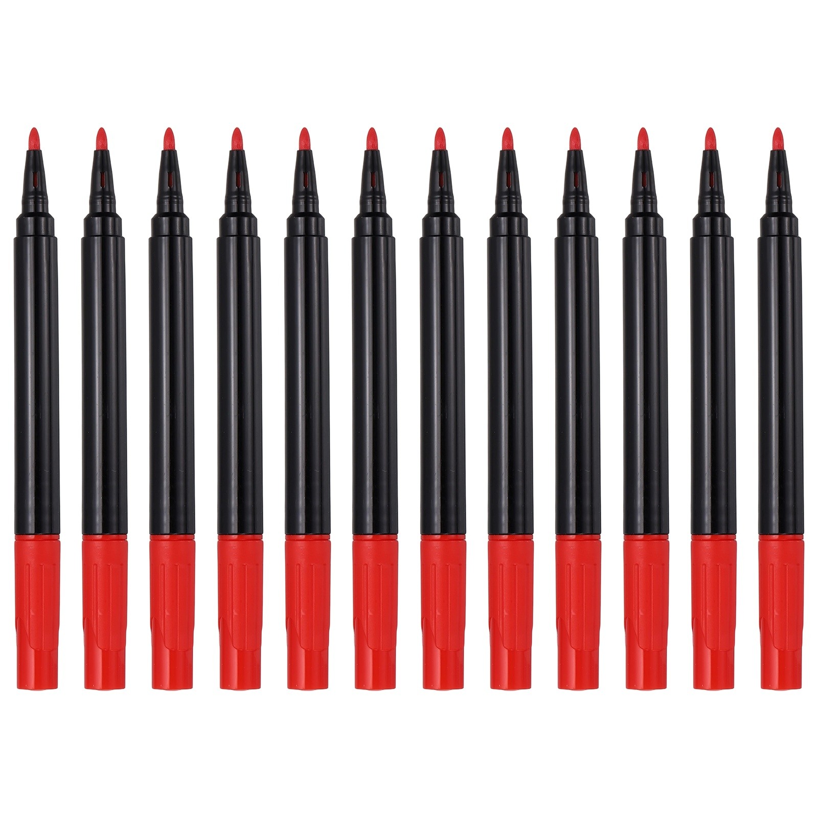 Chalk Board Marker Pens, 12 Pcs Liquid Chalk Markers Erasable, Bright Red