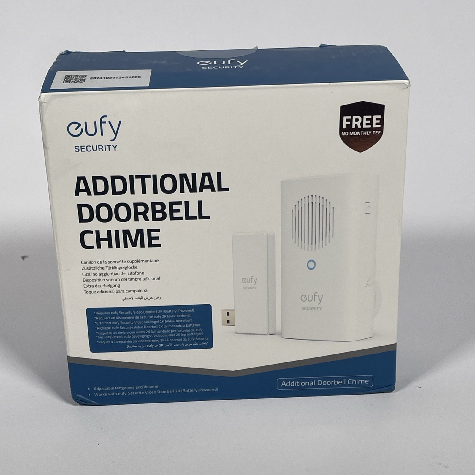 Anker Eufy Security Additional Doorbell Chime - New In Box