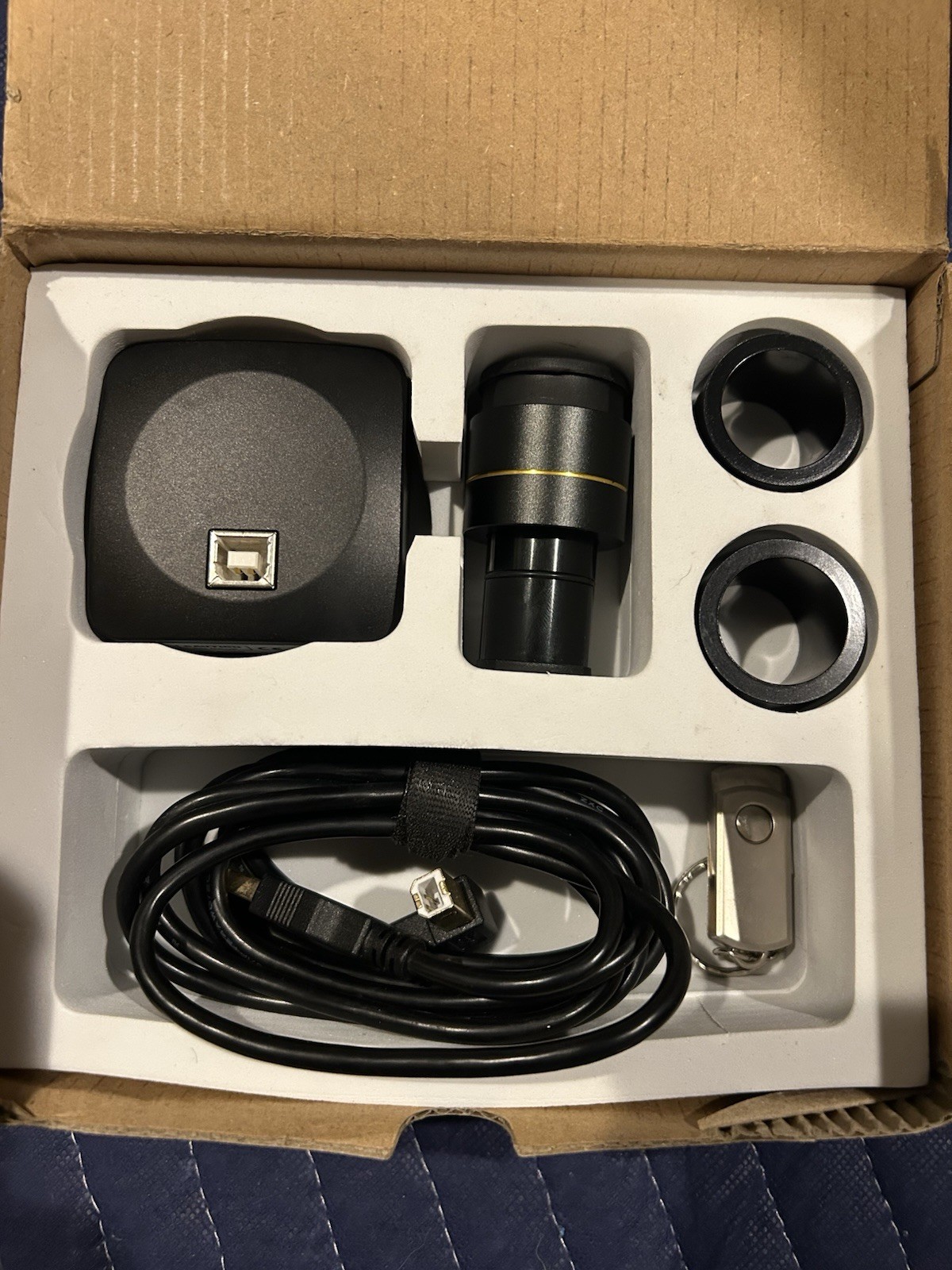 Zeiss Axioskop & AmScope MU1000 10MP USB 2.0 Microscope Digital Camera