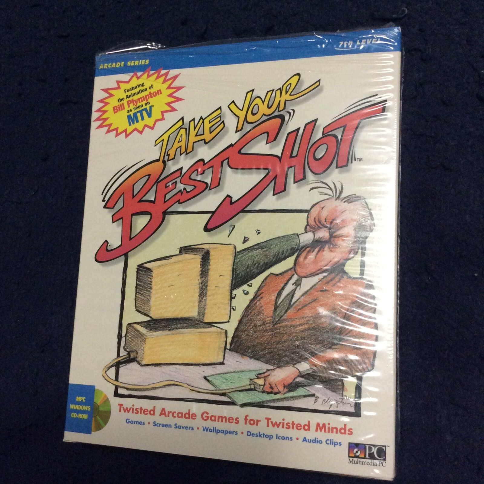 Take Your Best Shot SOFTWARE ● Vintage ● Windows ● Bill Plympton ● As seen  MTV