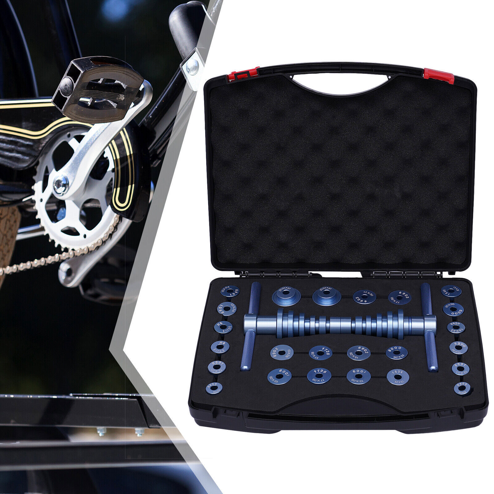 Bicycle Bearing Press Set Installer Tool Kit Set Turning Point for Wheels Hub