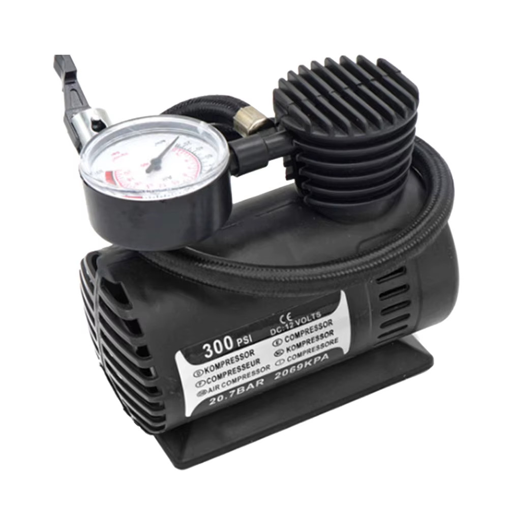 Portable Car Air Compressor 12V 300PSI Electric Car Air Pump Tire Inflator Pumb